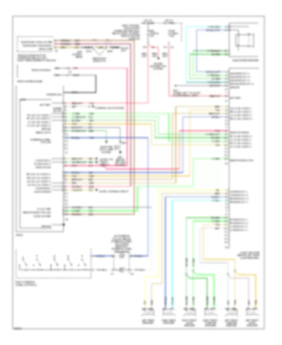 Radio Wiring Diagram with Amplifier for Chevrolet HHR LS 2007