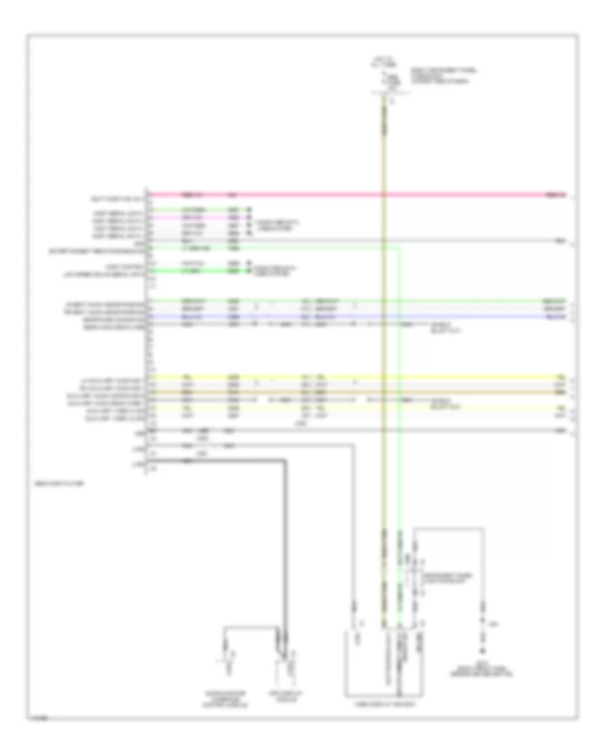 Video System Wiring Diagram 1 of 2 for Chevrolet Silverado LT 2014 1500