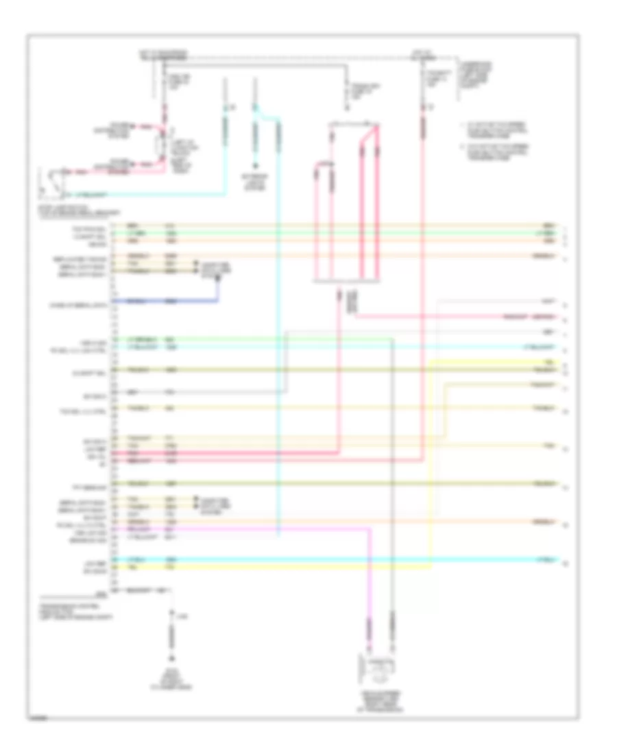 5 3L VIN 0 A T Wiring Diagram 1 of 2 for Chevrolet Suburban C2009 1500