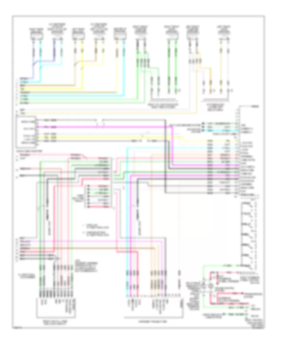 Radio Wiring Diagram, with Y91  with UQA (3 of 3) for Chevrolet Suburban C1500 2009