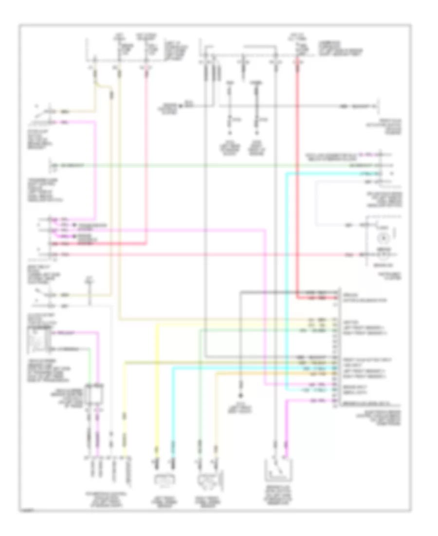 Anti-lock Brake Wiring Diagrams, without Traction Control for Chevrolet Silverado 1500 2002