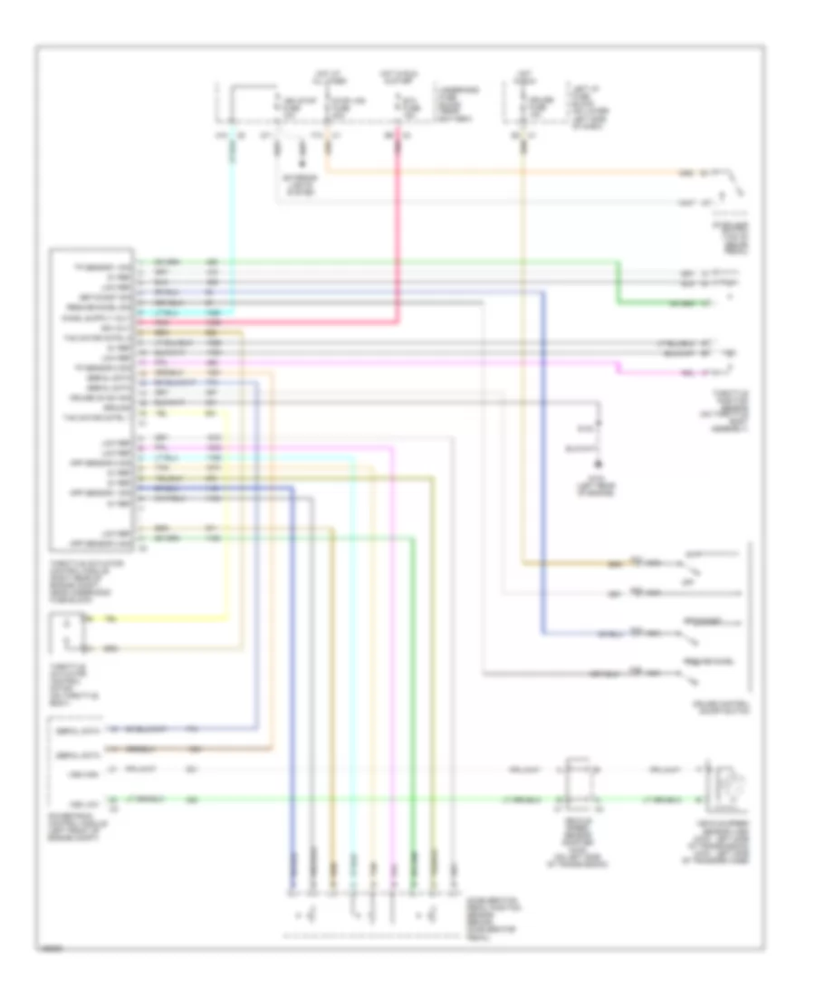 4 3L VIN W Cruise Control Wiring Diagram with Electronic Throttle System for Chevrolet Silverado 2002 1500