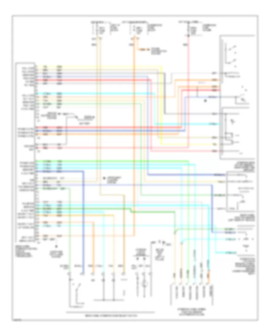 Electronic Power Steering Wiring Diagram for Chevrolet Silverado 2002 1500