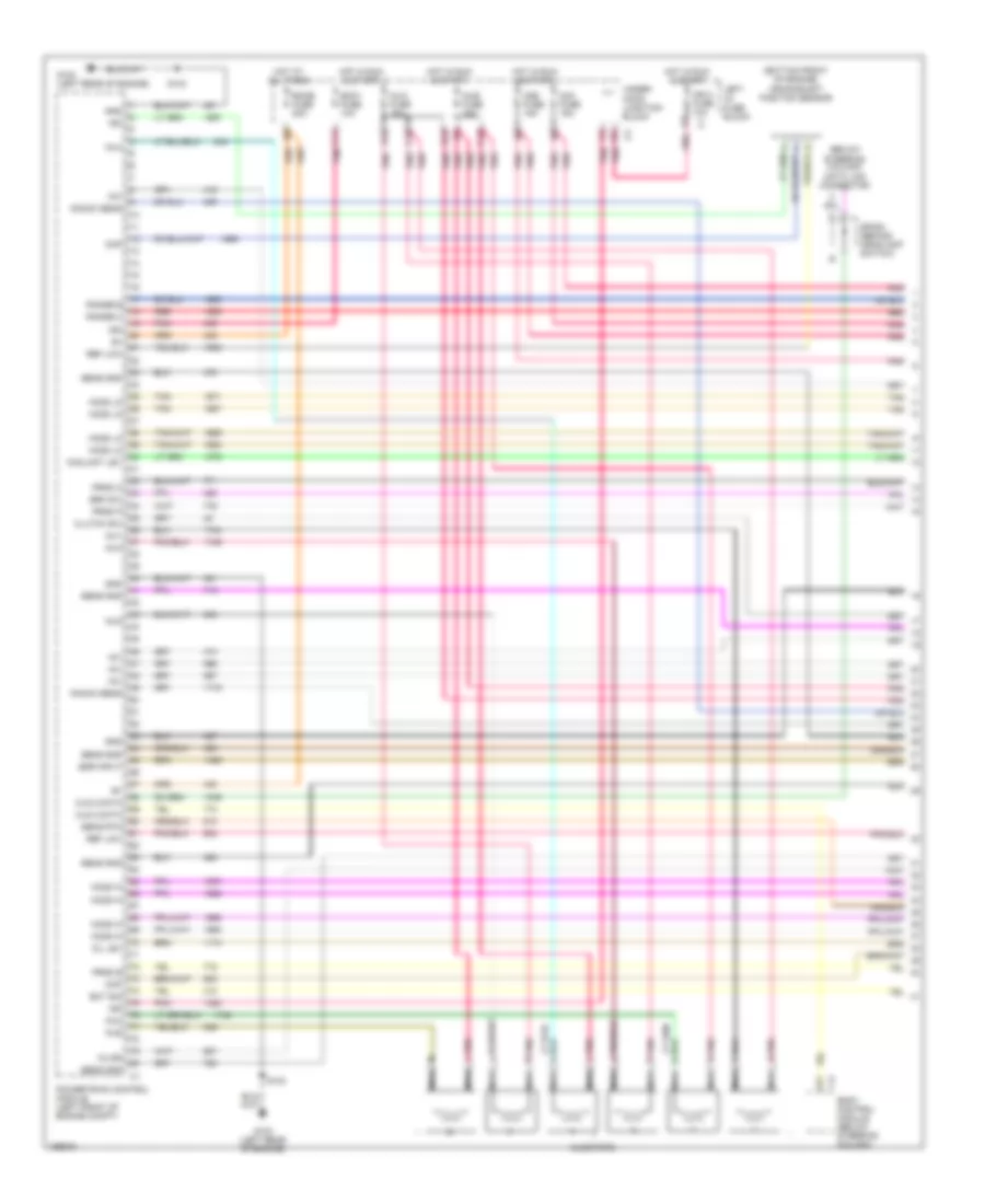 4 3L VIN W Engine Performance Wiring Diagrams 1 of 4 for Chevrolet Silverado 2002 1500