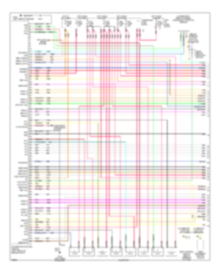 4.8L VIN V, Engine Performance Wiring Diagrams, with Case Grounded HO2S Sensors (1 of 5) for Chevrolet Silverado 1500 2002