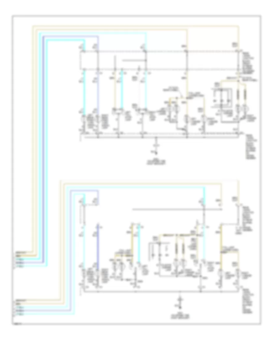 Exterior Lamps Wiring Diagram (2 of 2) for Chevrolet Silverado 1500 2002