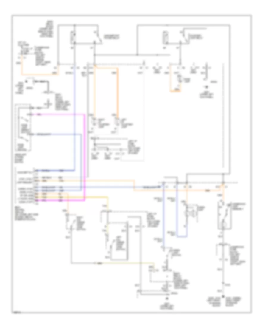 Courtesy Lamps Wiring Diagram for Chevrolet Silverado 2002 1500