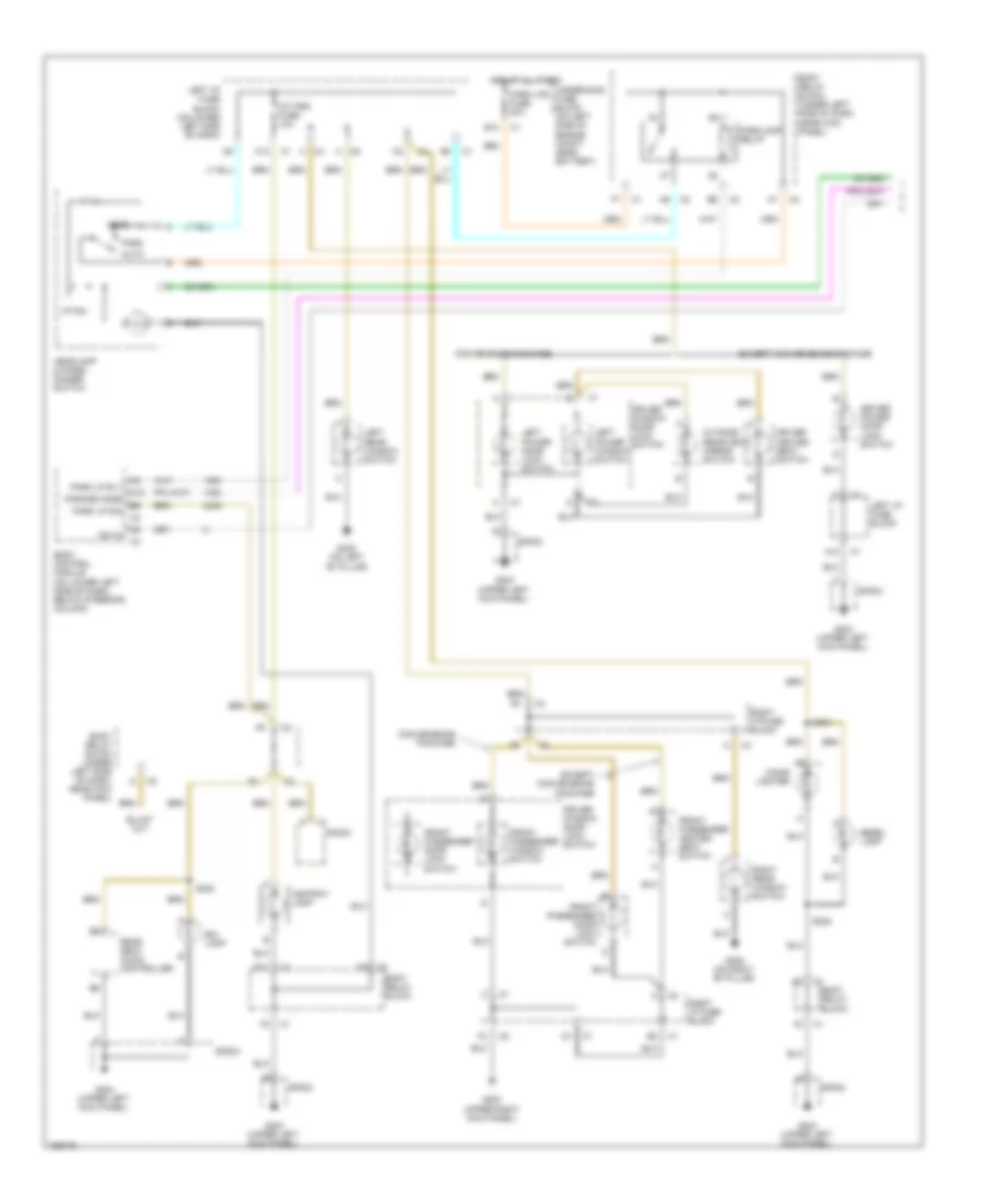 Instrument Illumination Wiring Diagram 1 of 2 for Chevrolet Silverado 2002 1500