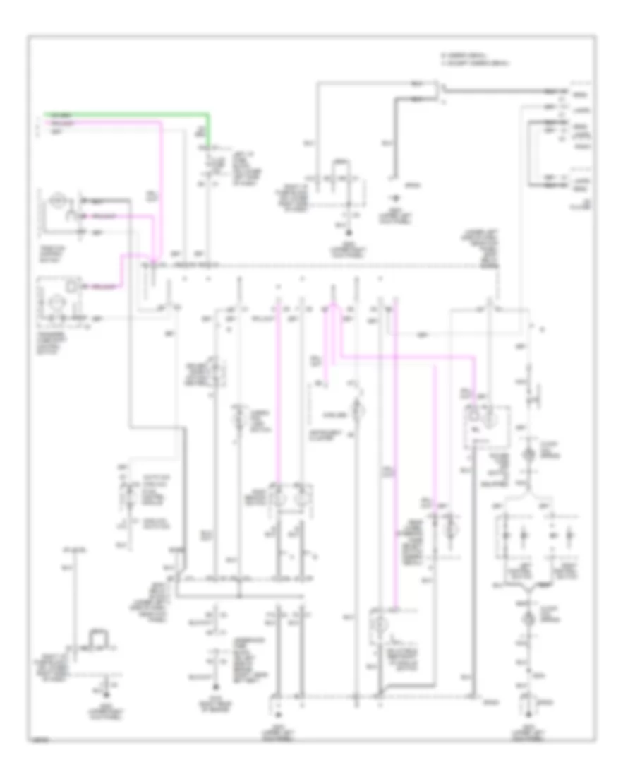 Instrument Illumination Wiring Diagram 2 of 2 for Chevrolet Silverado 2002 1500