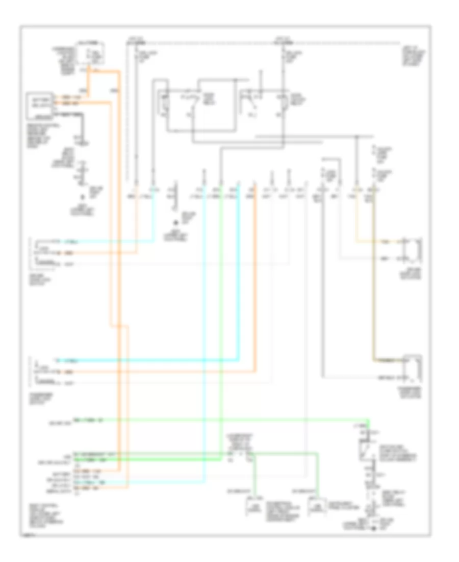 Power Door Lock Wiring Diagram Base for Chevrolet Silverado 2002 1500