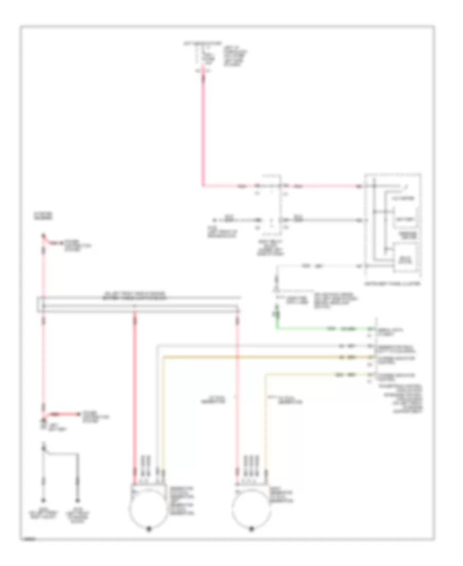 Charging Wiring Diagram for Chevrolet Silverado 2002 1500