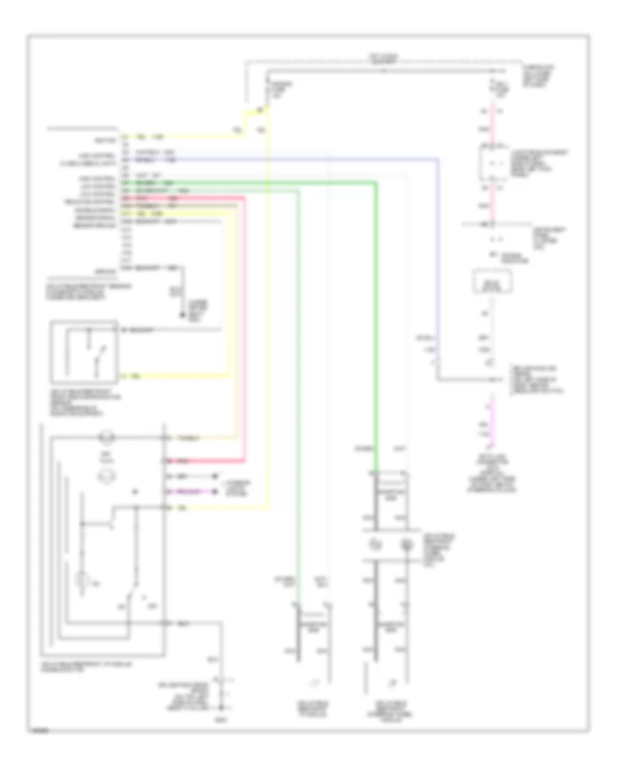 Supplemental Restraint Wiring Diagram for Chevrolet Silverado 2002 1500