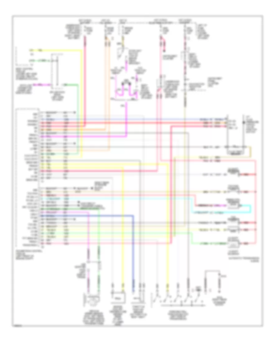 4 3L VIN W A T Wiring Diagram 4L60 E for Chevrolet Silverado 2002 1500