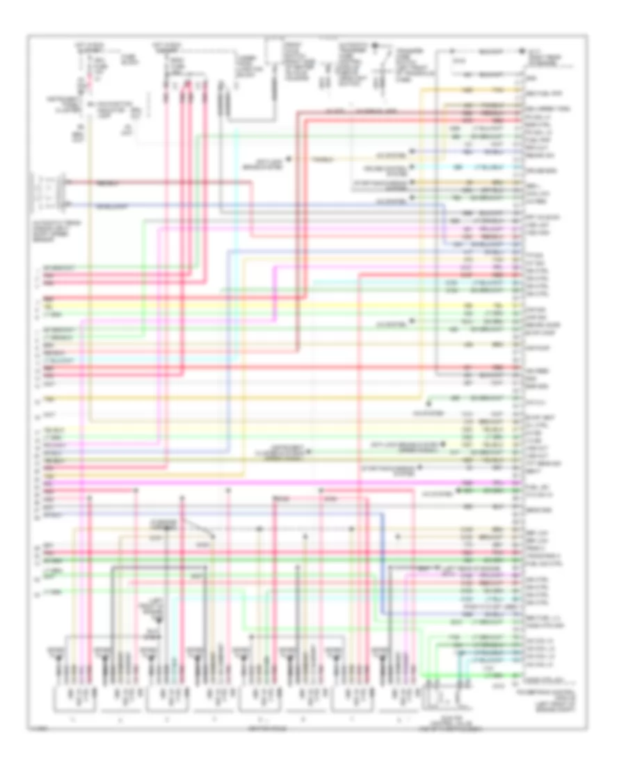 6.0L VIN U, Engine Performance Wiring Diagrams (5 of 5) for Chevrolet Suburban C1500 2001