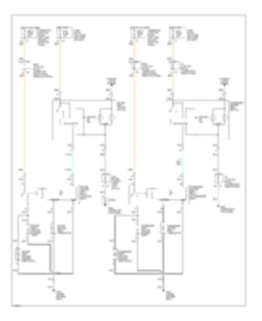 Front Seat Heater Wiring Diagram for Chevrolet Suburban C1500 2001