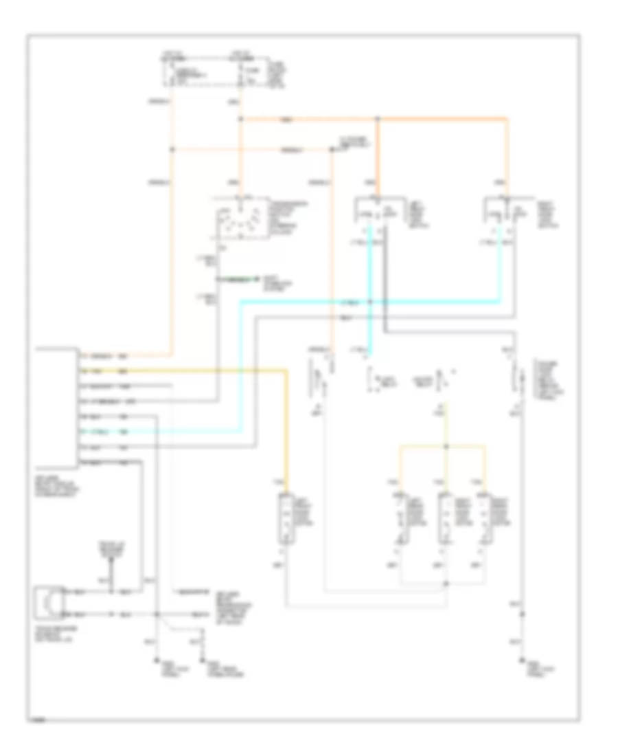 Keyless Entry Wiring Diagram for Chevrolet Caprice Classic 1992