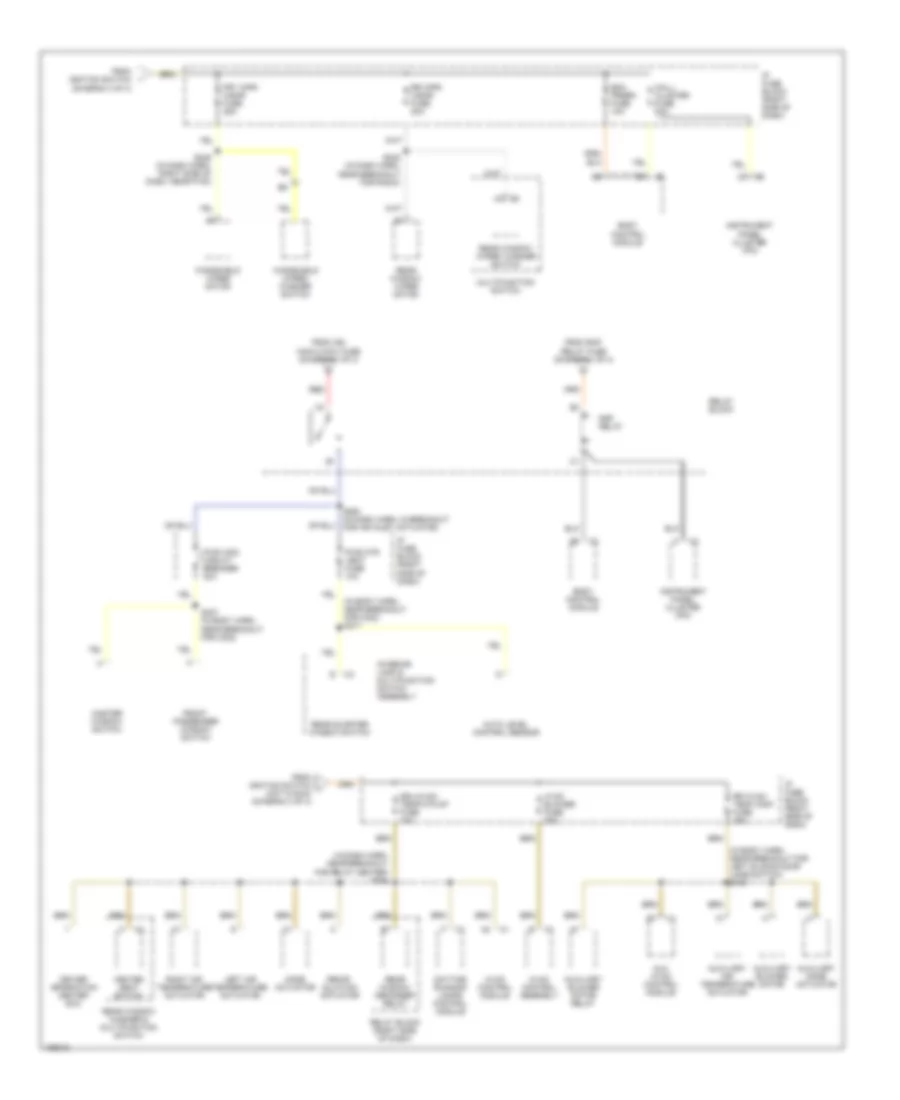Power Distribution Wiring Diagram 4 of 4 for Chevrolet Venture LT 2004