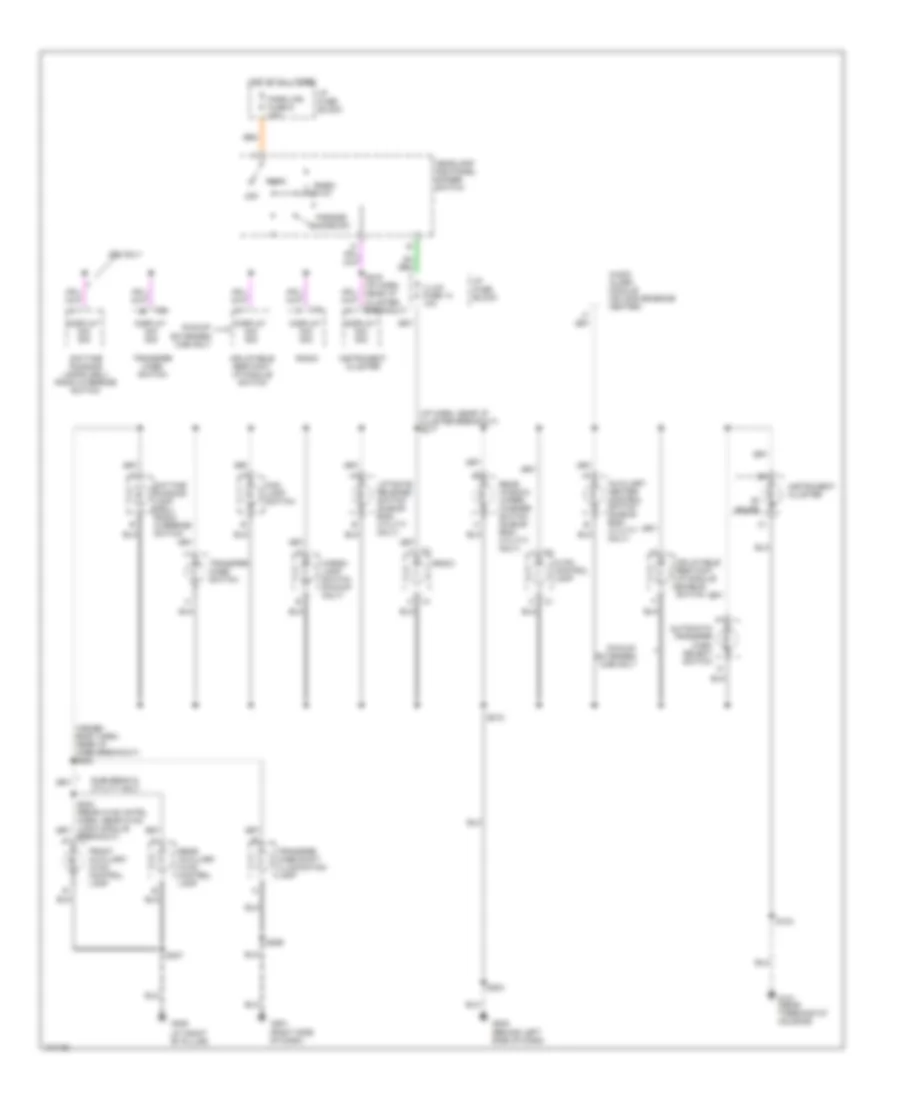 Instrument Illumination Wiring Diagram (1 of 2) for Chevrolet Cab  Chassis C3500 1998