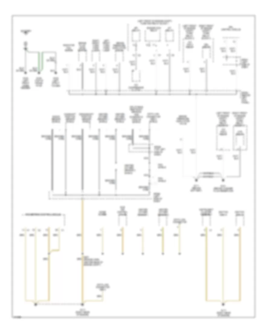 Ground Distribution Wiring Diagram 1 of 3 for Chevrolet Prizm LSi 1998