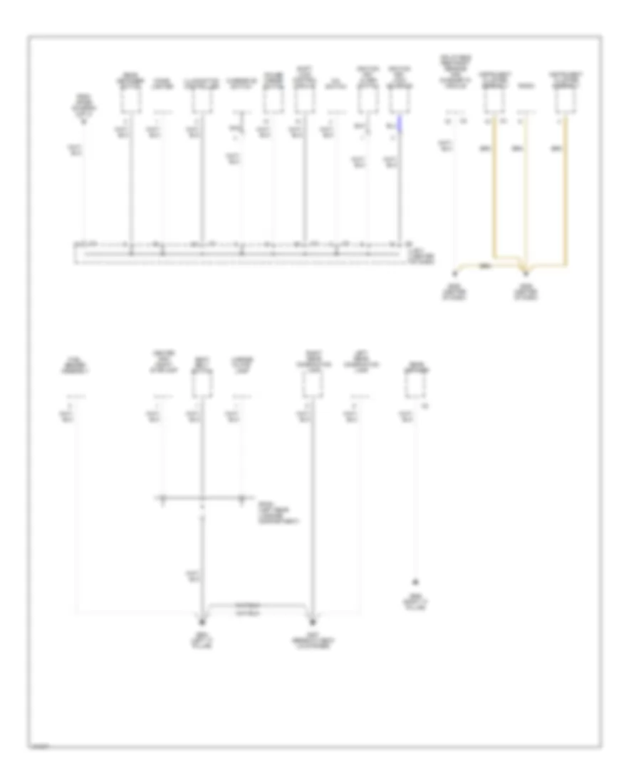 Ground Distribution Wiring Diagram (3 of 3) for Chevrolet Prizm LSi 1998