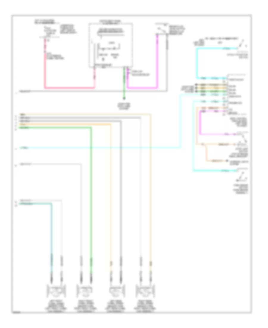 Anti Lock Brake Wiring Diagram without JD9 2 of 2 for Chevrolet Suburban C2009 2500