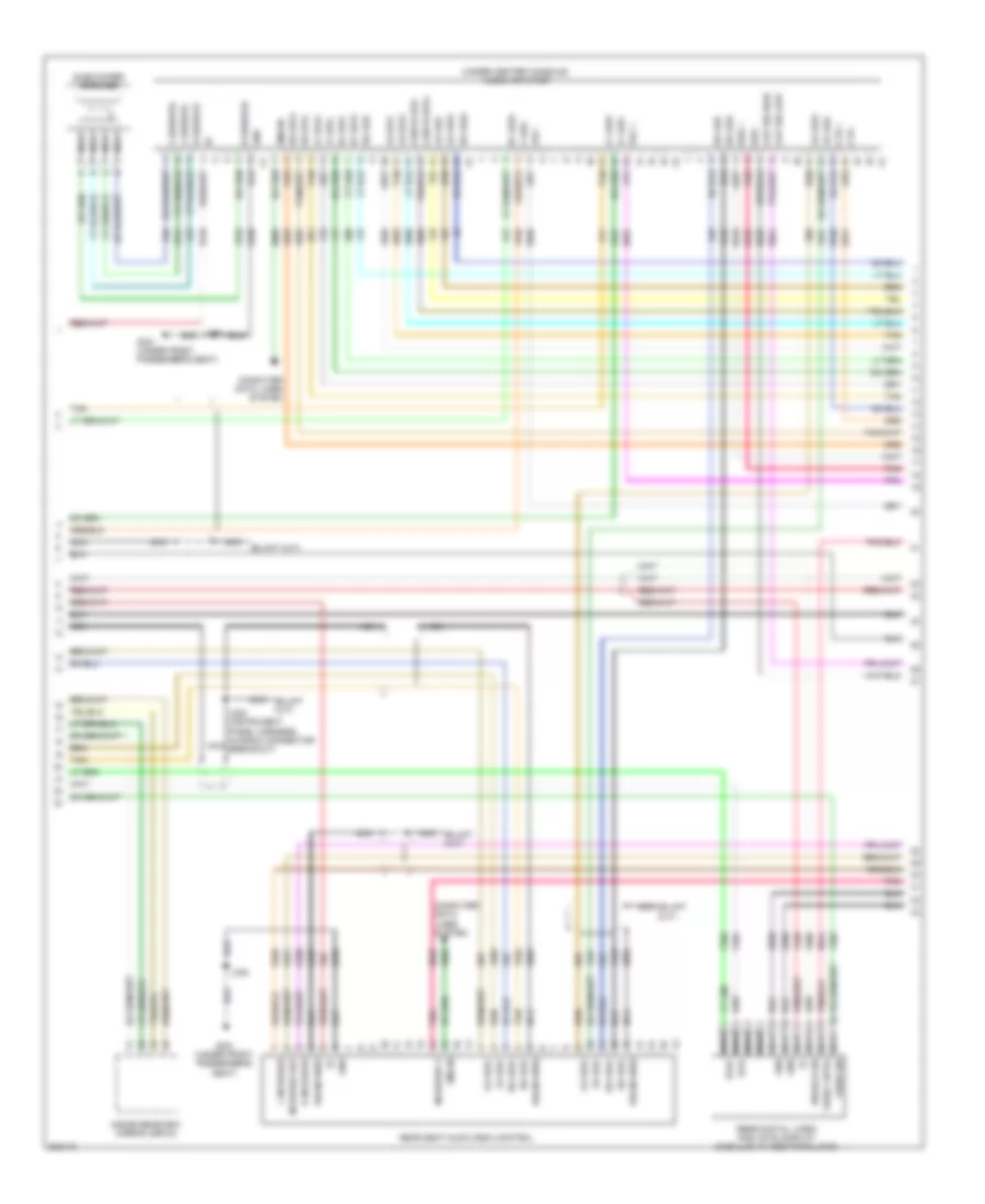 Navigation Wiring Diagram, with Y91  with UQS (2 of 4) for Chevrolet Suburban C2500 2009