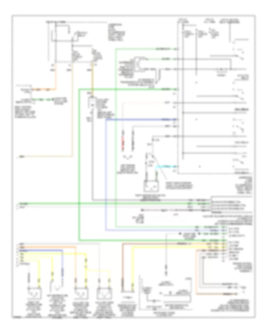 Manual A C Wiring Diagram 2 of 2 for Chevrolet Uplander 2008