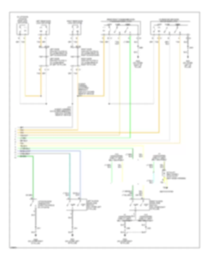 Forced Entry Wiring Diagram 2 of 2 for Chevrolet Uplander 2008