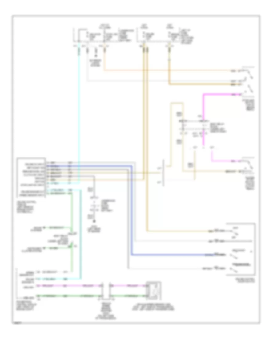 4.8L VIN V, Cruise Control Wiring Diagram, without Electronic Throttle System for Chevrolet Silverado 1500 HD 2002