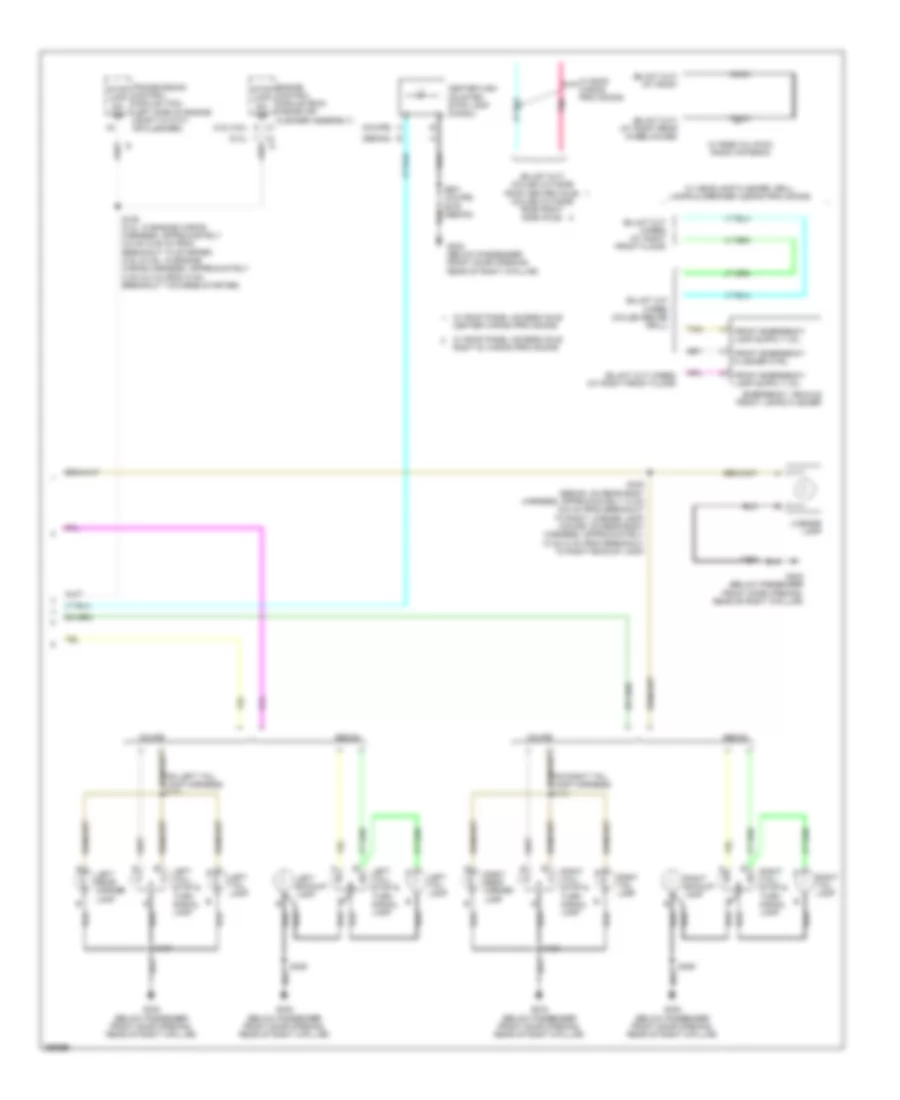 Exterior Lamps Wiring Diagram 2 of 2 for Chevrolet Impala LS 2007