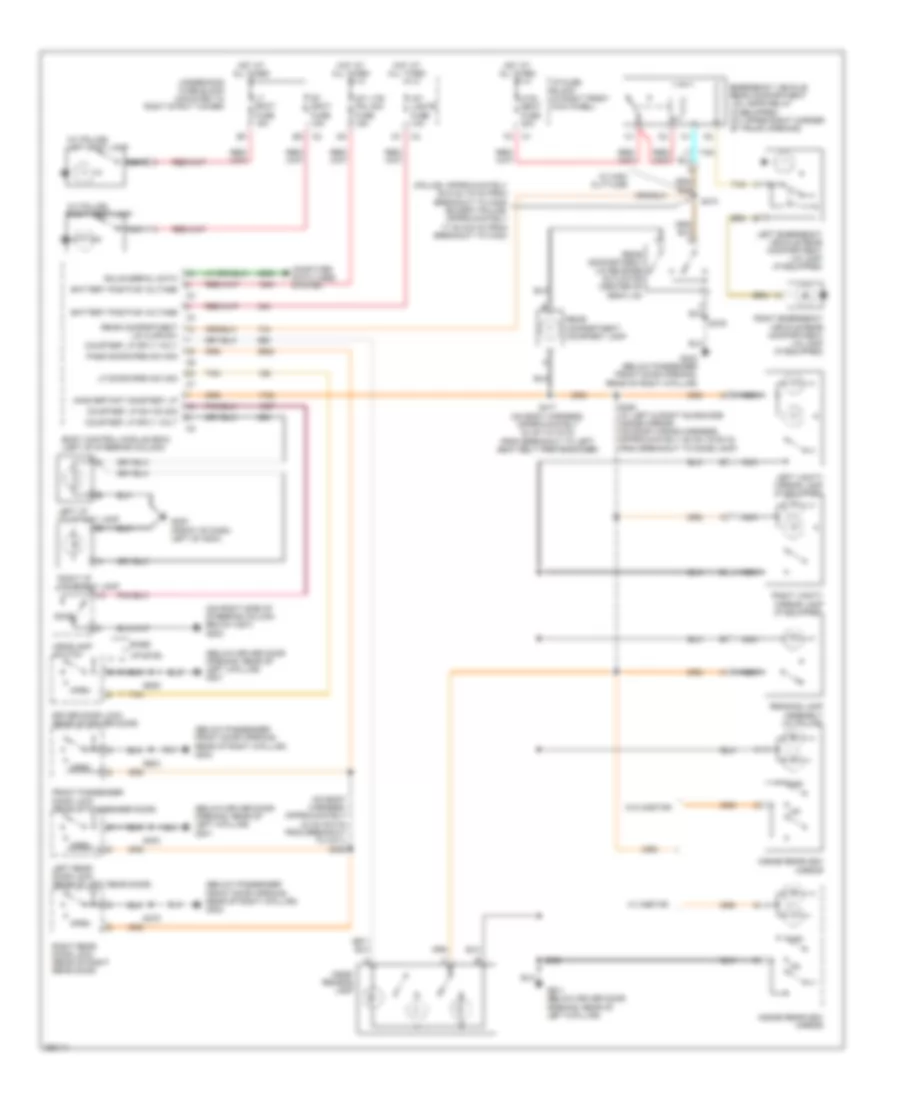 Courtesy Lamps Wiring Diagram for Chevrolet Impala LS 2007