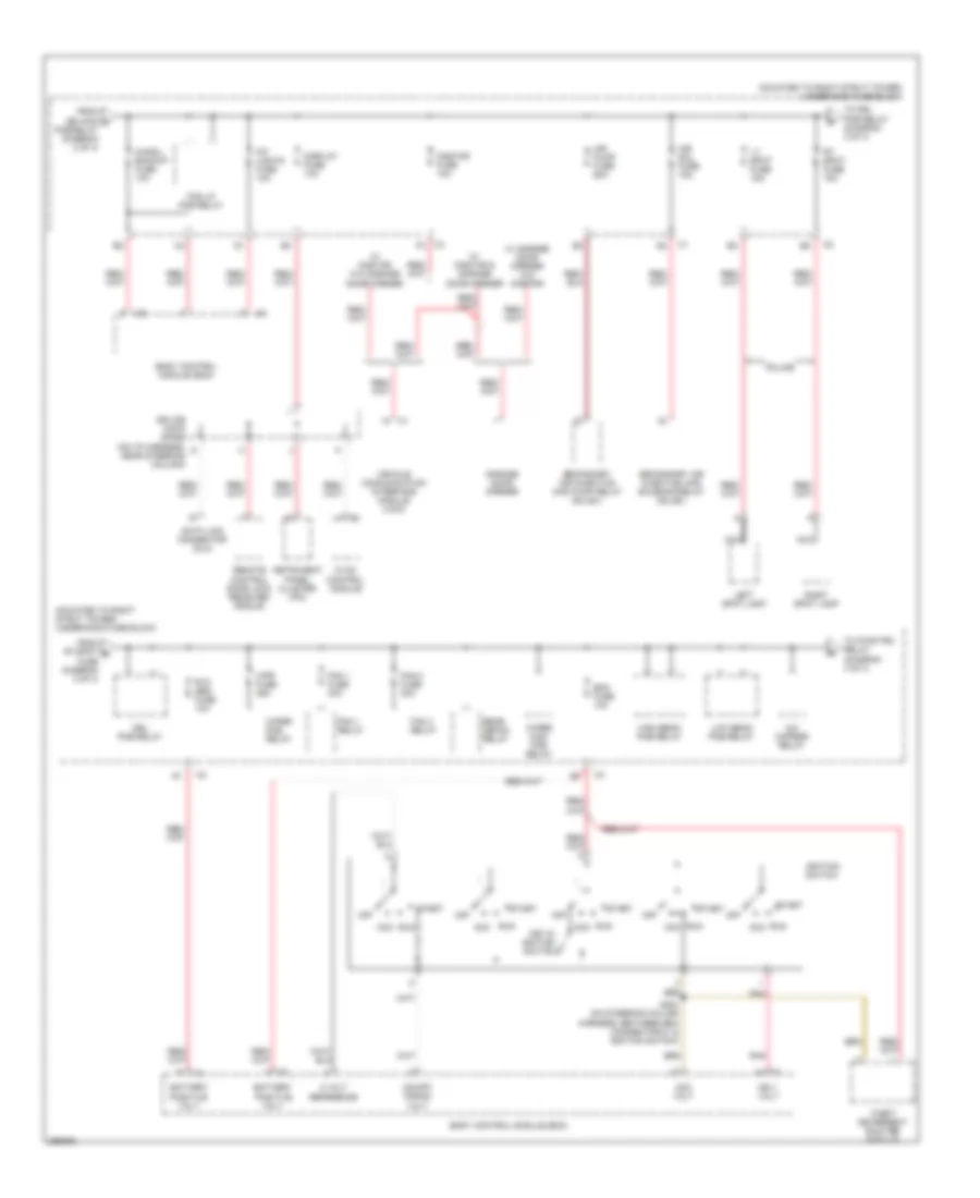 Power Distribution Wiring Diagram 3 of 4 for Chevrolet Impala LS 2007