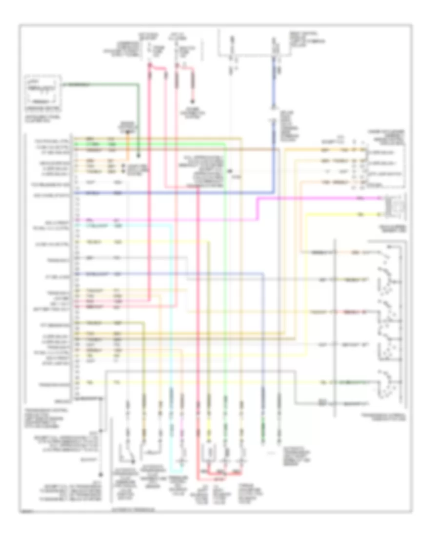 A T Wiring Diagram for Chevrolet Impala LS 2007
