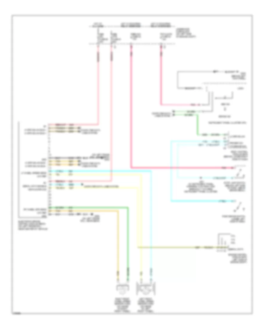 Anti lock Brakes Wiring Diagram without JL4 for Chevrolet Cutaway G2008 3500