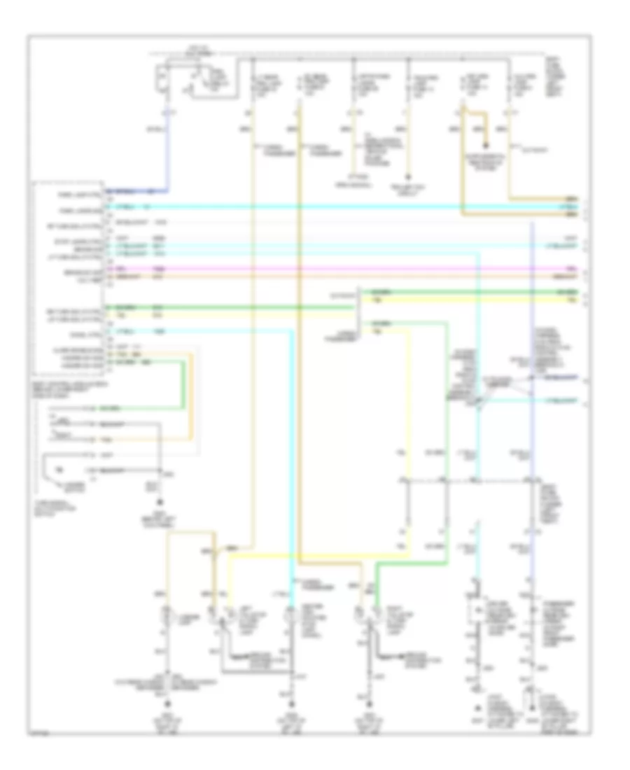 Exterior Lamps Wiring Diagram 1 of 2 for Chevrolet Cutaway G2008 3500