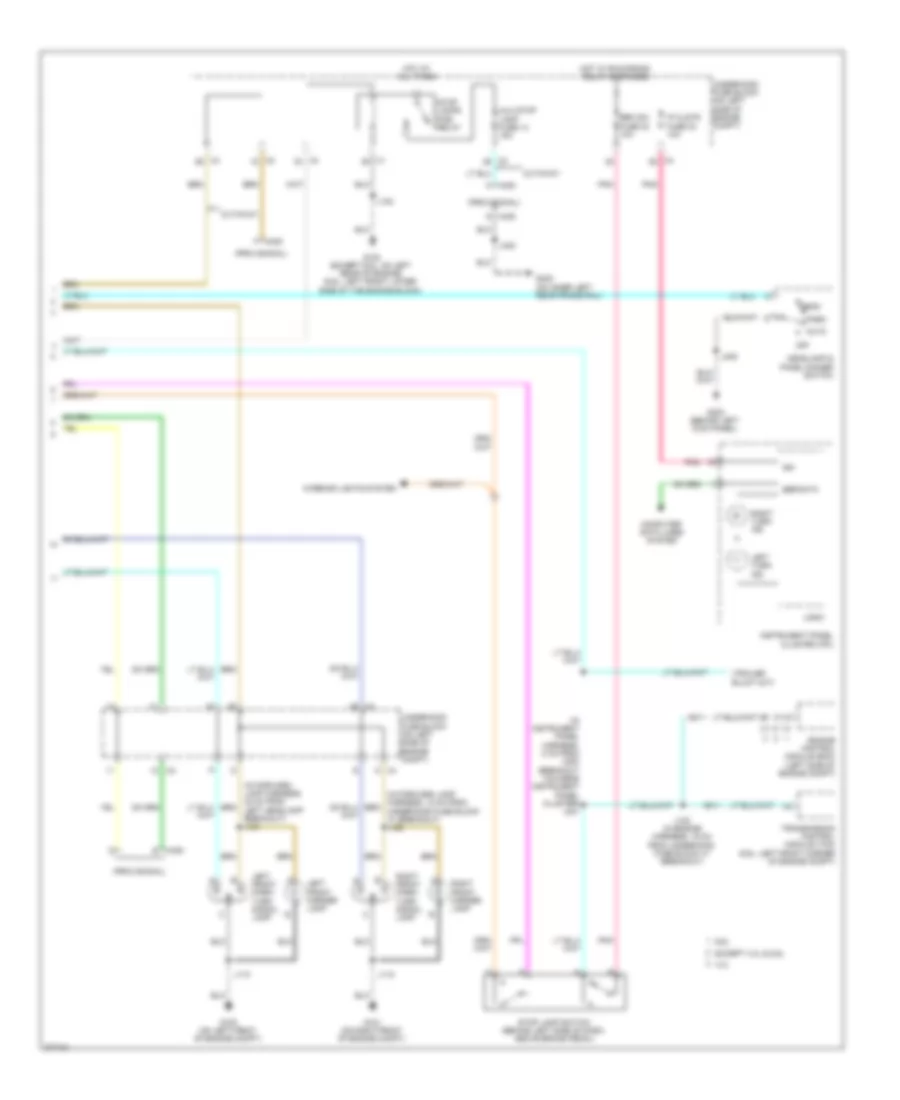 Exterior Lamps Wiring Diagram 2 of 2 for Chevrolet Cutaway G2008 3500