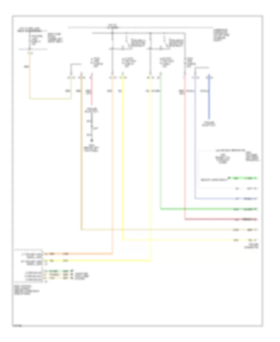 Trailer Tow Wiring Diagram for Chevrolet Cutaway G2008 3500