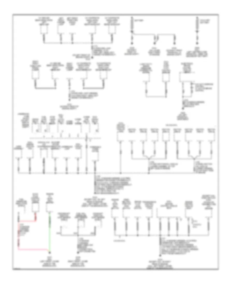 Ground Distribution Wiring Diagram 1 of 4 for Chevrolet Cutaway G2008 3500