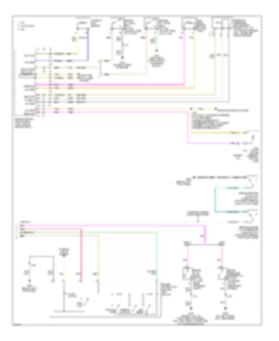 Instrument Cluster Wiring Diagram 2 of 2 for Chevrolet Cutaway G2008 3500