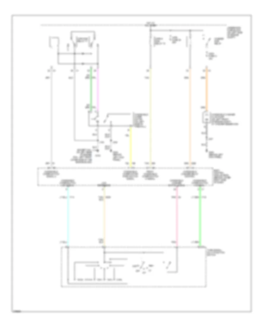 Wiper Washer Wiring Diagram for Chevrolet Cutaway G2008 3500