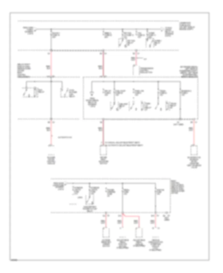 Power Distribution Wiring Diagram (4 of 5) for Chevrolet Malibu LT 2006