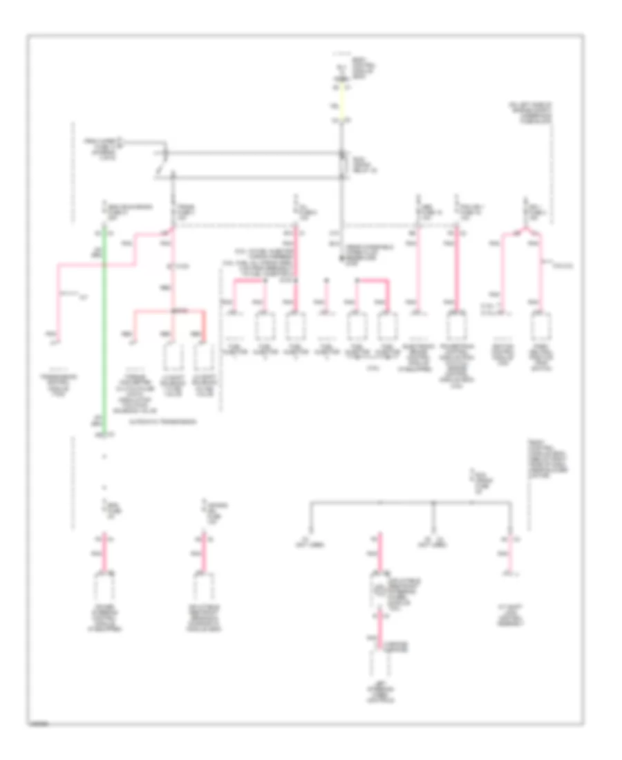 Power Distribution Wiring Diagram 5 of 5 for Chevrolet Malibu LT 2006