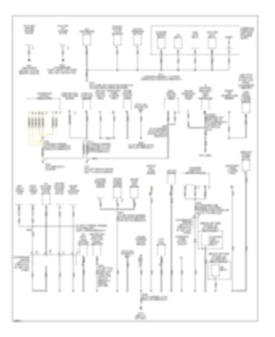Ground Distribution Wiring Diagram 1 of 2 for Chevrolet Astro 2005