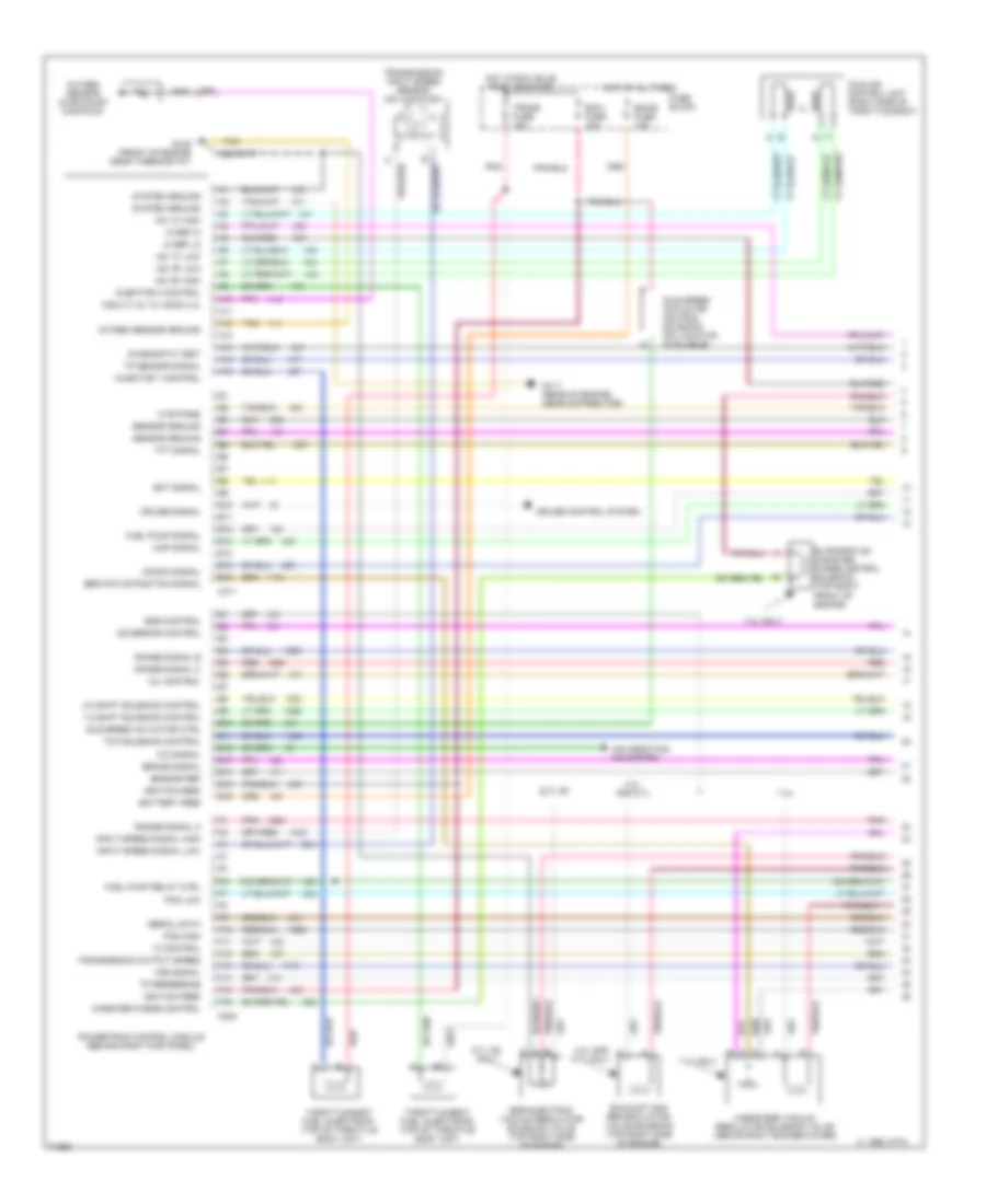 7.4L (VIN N), Engine Performance Wiring Diagrams, 4L80-E AT (1 of 3) for Chevrolet Chevy Van G10 1995