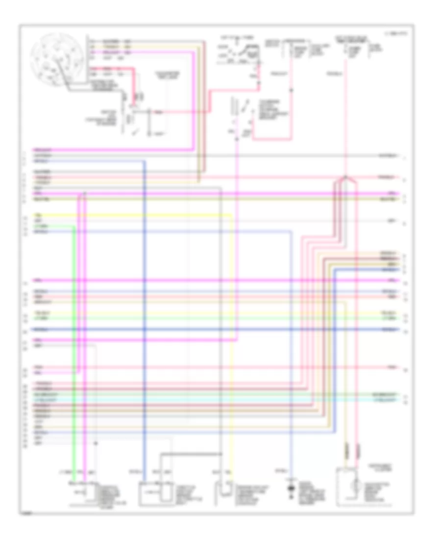 7.4L (VIN N), Engine Performance Wiring Diagrams, 4L80E AT (2 of 3) for Chevrolet Chevy Van G10 1995