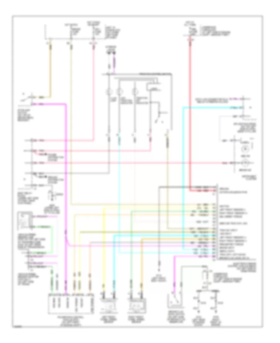 Anti lock Brake Wiring Diagrams with Traction Control for Chevrolet Silverado 2002 2500