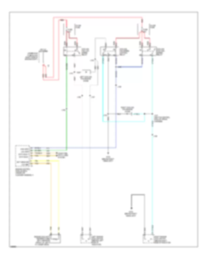 Cooling Fan Wiring Diagram with Cooling Fan Jumper Harness for Chevrolet Impala LTZ 2012