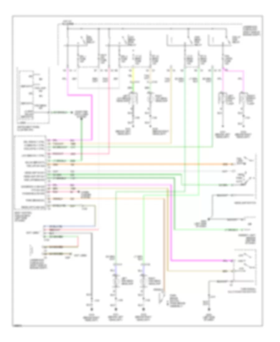 Headlights Wiring Diagram, without Police for Chevrolet Impala LTZ 2012
