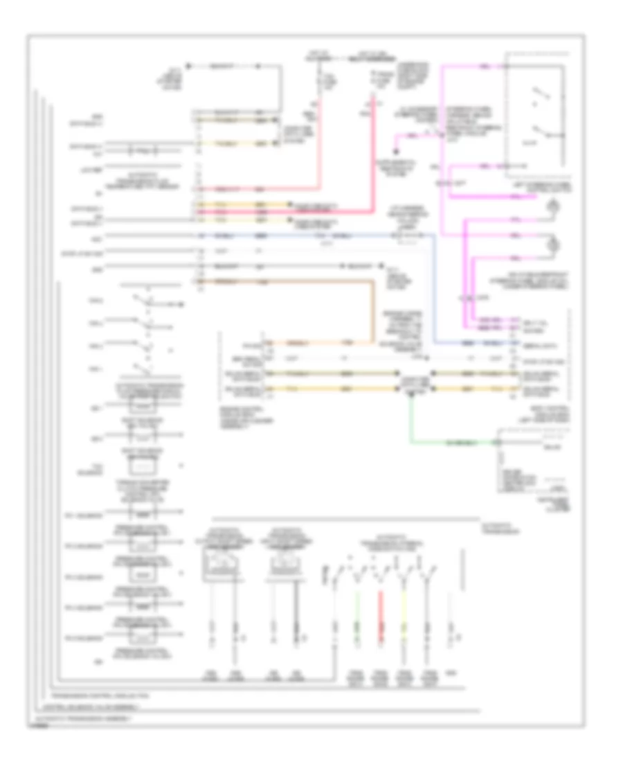 Transmission Wiring Diagram for Chevrolet Impala LTZ 2012