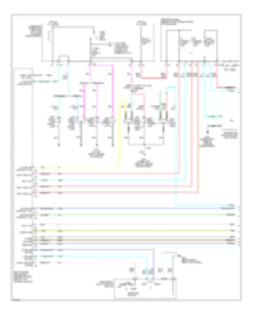 Exterior Lamps Wiring Diagram 1 of 2 for Chevrolet Equinox LS 2008